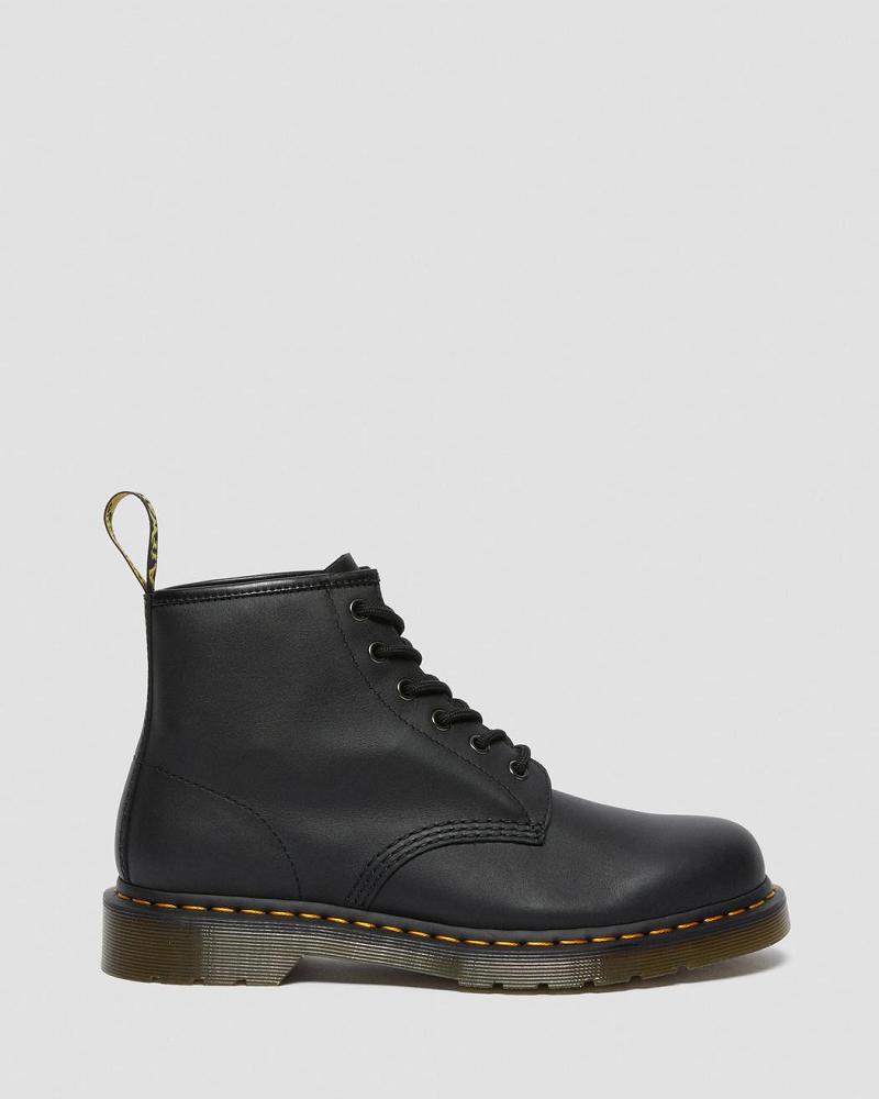 Dr Martens 101 Leren Enkellaars Dames Zwart | NL 99KOR